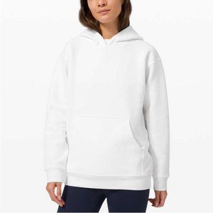 LULULEMON ALL YOURS HOODIE WHITE SIZE 4